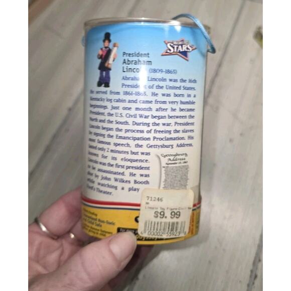 Vintage 2004 Fun World Abraham Lincoln Gettysburg Adress Posable Doll Limited - Picture 4 of 9